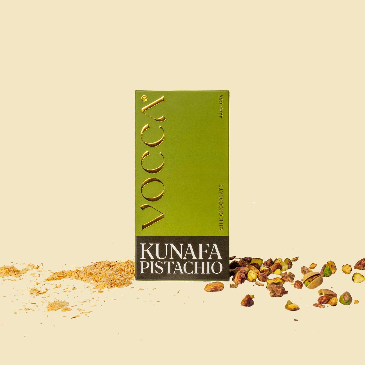 Pistachio Kunafa in Milk Chocolate Bar - 125g