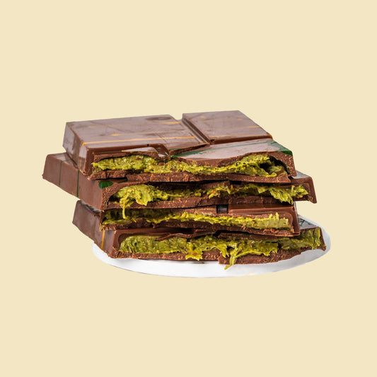 Pistachio Kunafa in Milk Chocolate Bar - 125g